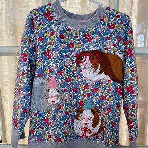 Mini Boden Guinea Pig Applique Sweatshirt